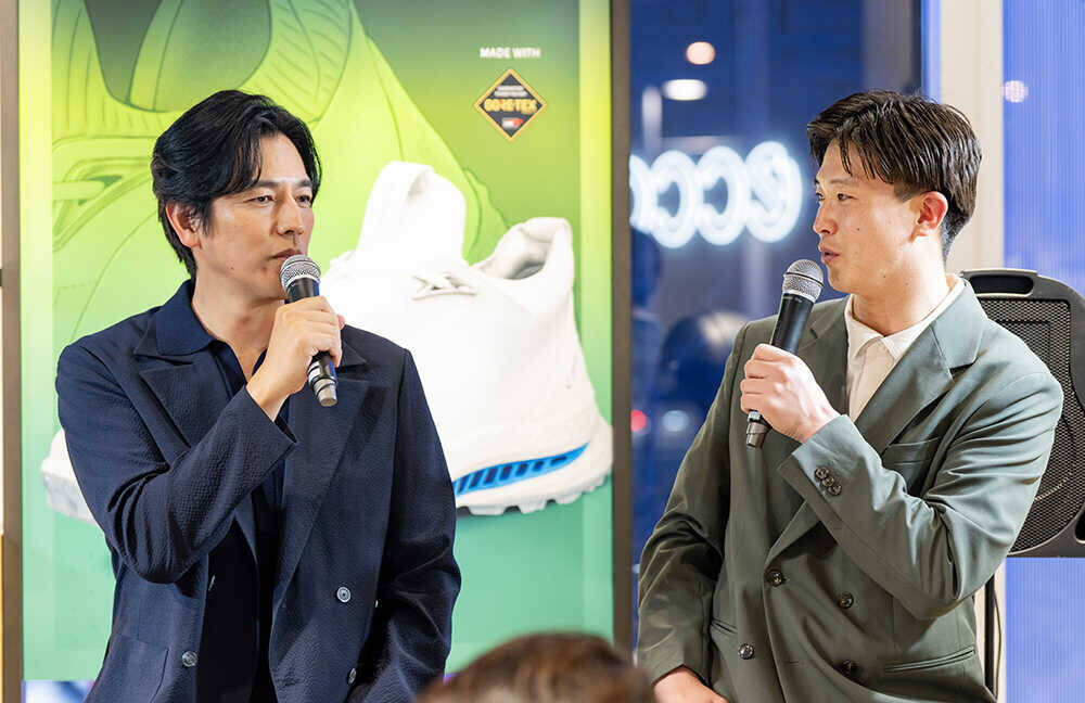 ゴルフも日常も変える履き心地！ 〈エコー〉青山Ao店で要潤がまさかの"ゼロ感覚"を体験!?