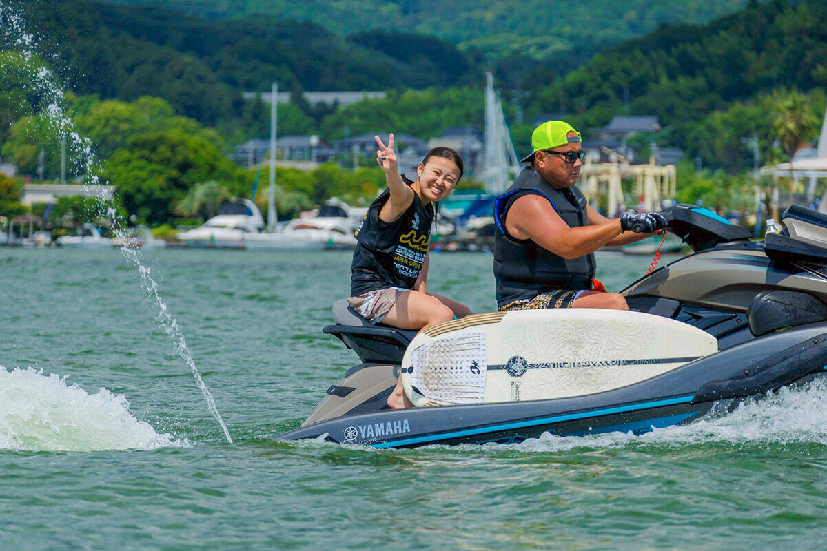 琵琶湖のロータリーピア88で、日本最大級のウェイクサーフィン公式大会、WSWSの第３戦JAPAN OPENが開催された！