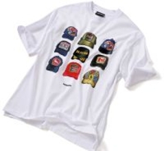 Catch the Wave！頭にも胸にもキャップで、小物使いの達人になれるTシャツ！