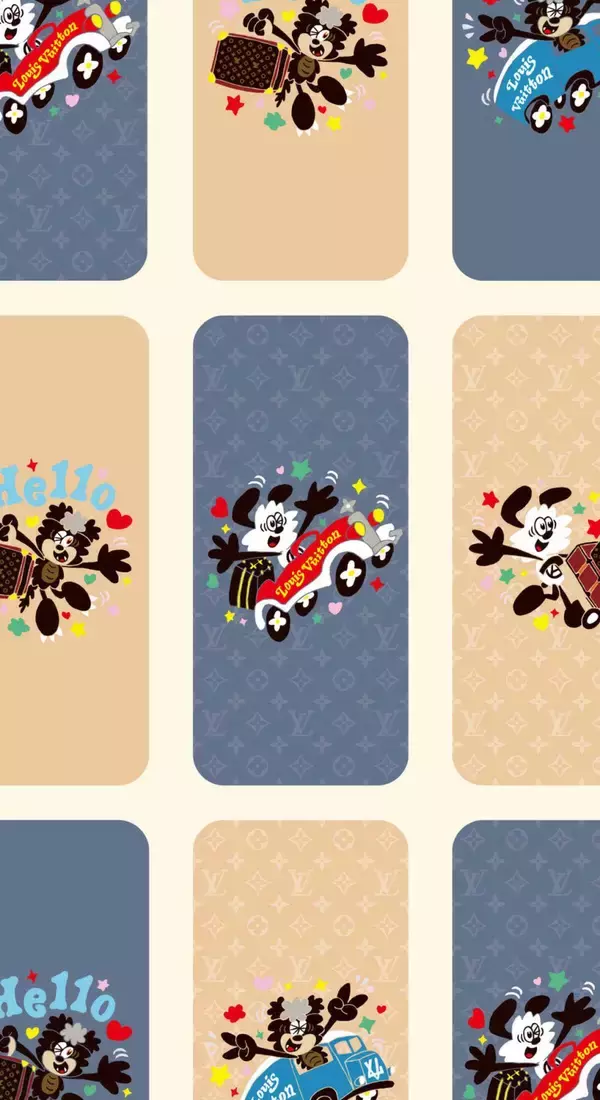 限定スタンプに壁紙が追加！〈ルイ・ヴィトン〉×VERDYのLINEスタンプが好評につき！
