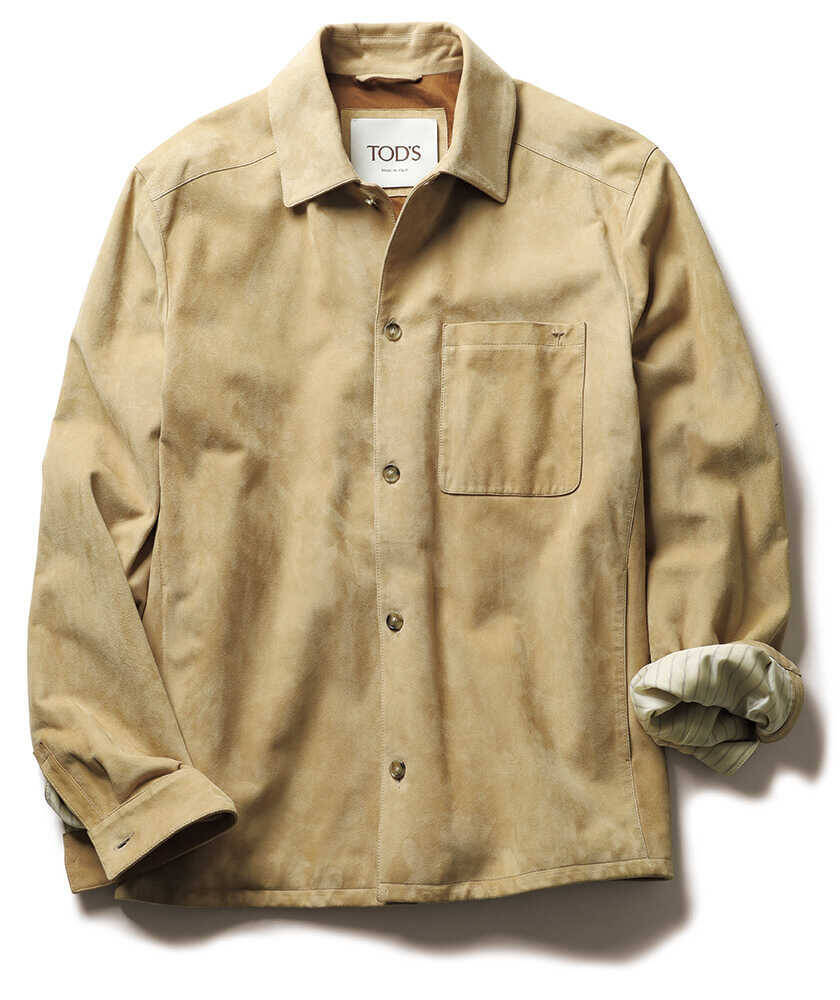 セレブのお気に入りブランドの正体！【オーランド・ブルーム】の愛用ブランドは、〈トッズ〉のスウェードブルゾン！