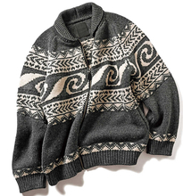 Catch the Wave！落ち着いたグレートーンが灼けた大人に似合う！　〈RHC〉の波柄カウチン