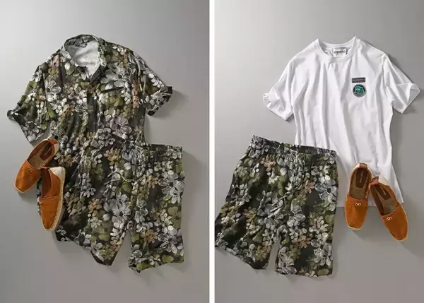 ビーチやリゾートで着こなし迷ったらコレ！リゾート柄ショーツの着まわし例