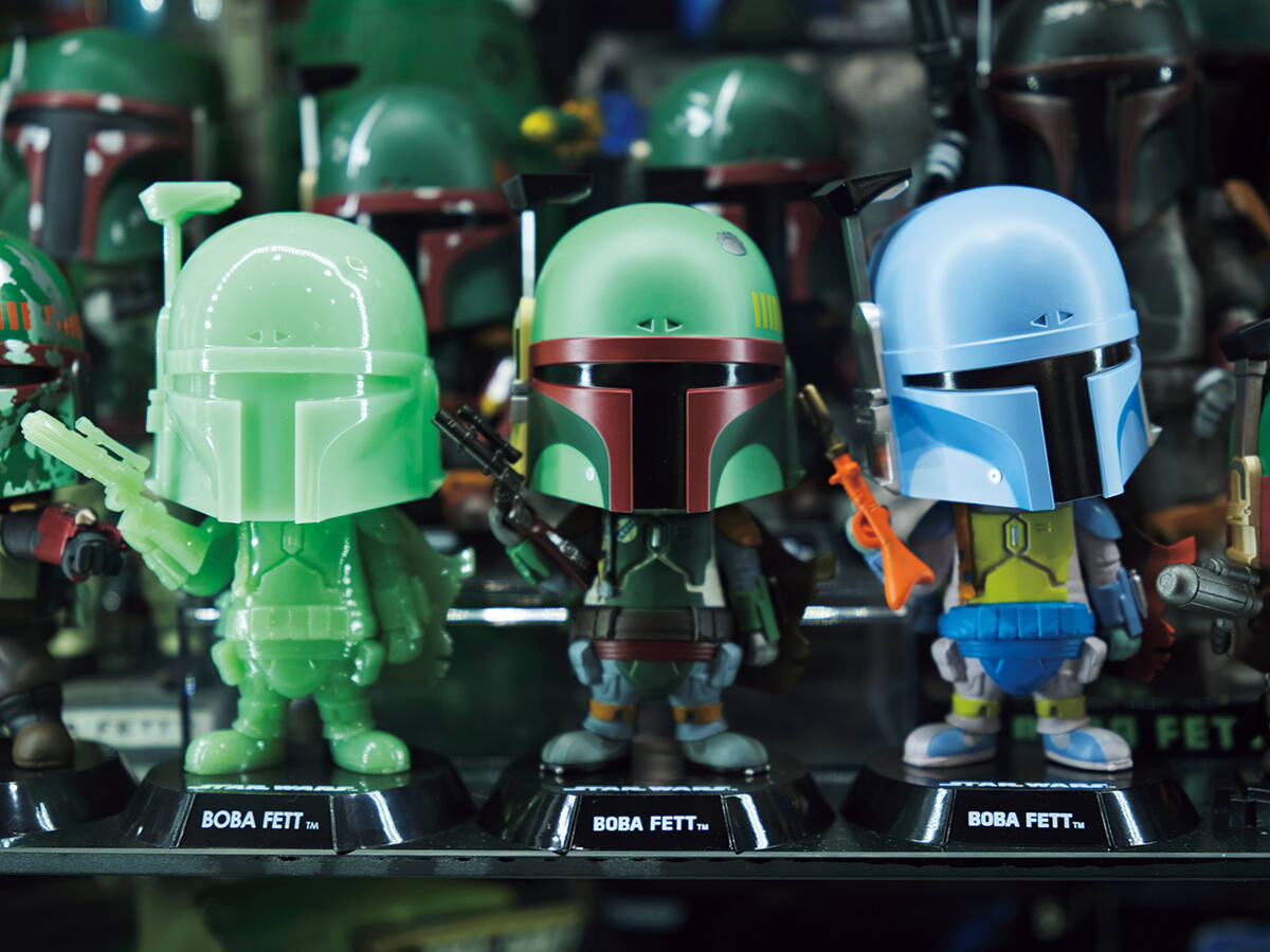 『スター・ウォーズ』の旧３部作に登場する、ミステリアスな孤高の賞金稼ぎボバ・フェットのグッズをコレクション！　【前編】