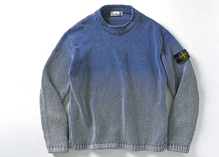 Catch the Wave！ザックリとした編み地が、男らしさを主張するグラデーションニット！