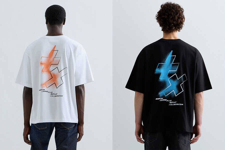 Tシャツコーデのマンネリ解消に！ 〈リプレイ〉×マーティン・ギャリックスの限定Tシャツコレクション！
