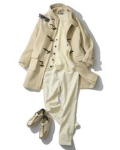 簡単なのにお洒落なコーデテク！　冬のワントーンコーデは、シックな街でグッと際立つ“白”！