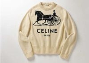 Catch the Wave！アイキャッチであり、着心地も最高な〈セリーヌ〉のカシミヤニット！