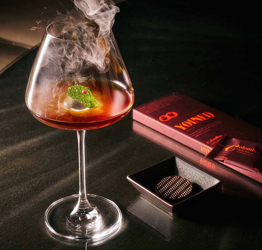 バレンタインまでの期間限定！“飲まないコーヒー”×カクテルを、東京を望めるバーで堪能