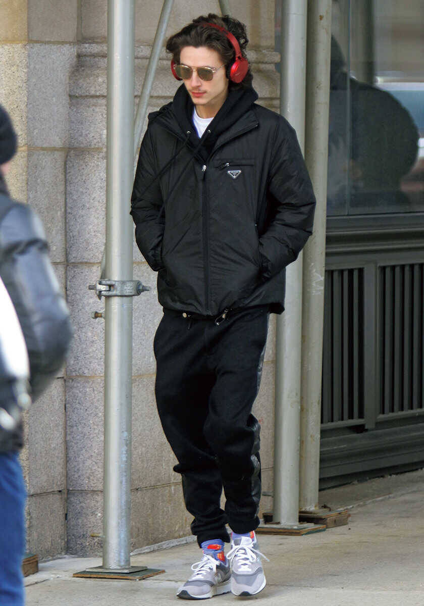 セレブのお洒落スニーカーを探せ！【Vol.2】ティモシー・シャラメのスニーカー十変化！