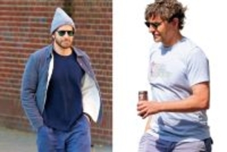 春先にセレブが着るのは青ニットと青Tシャツ！