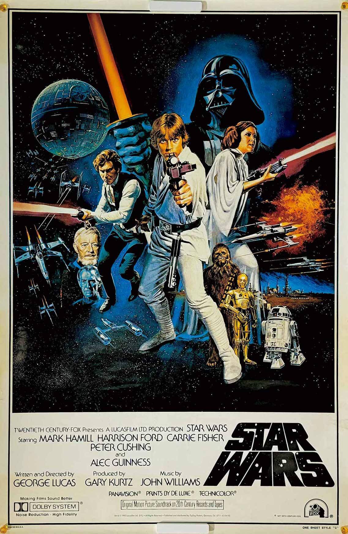 スター・ウォーズグッズの中でも注目なのは旧３部作のアメリカ版劇場用ポスター