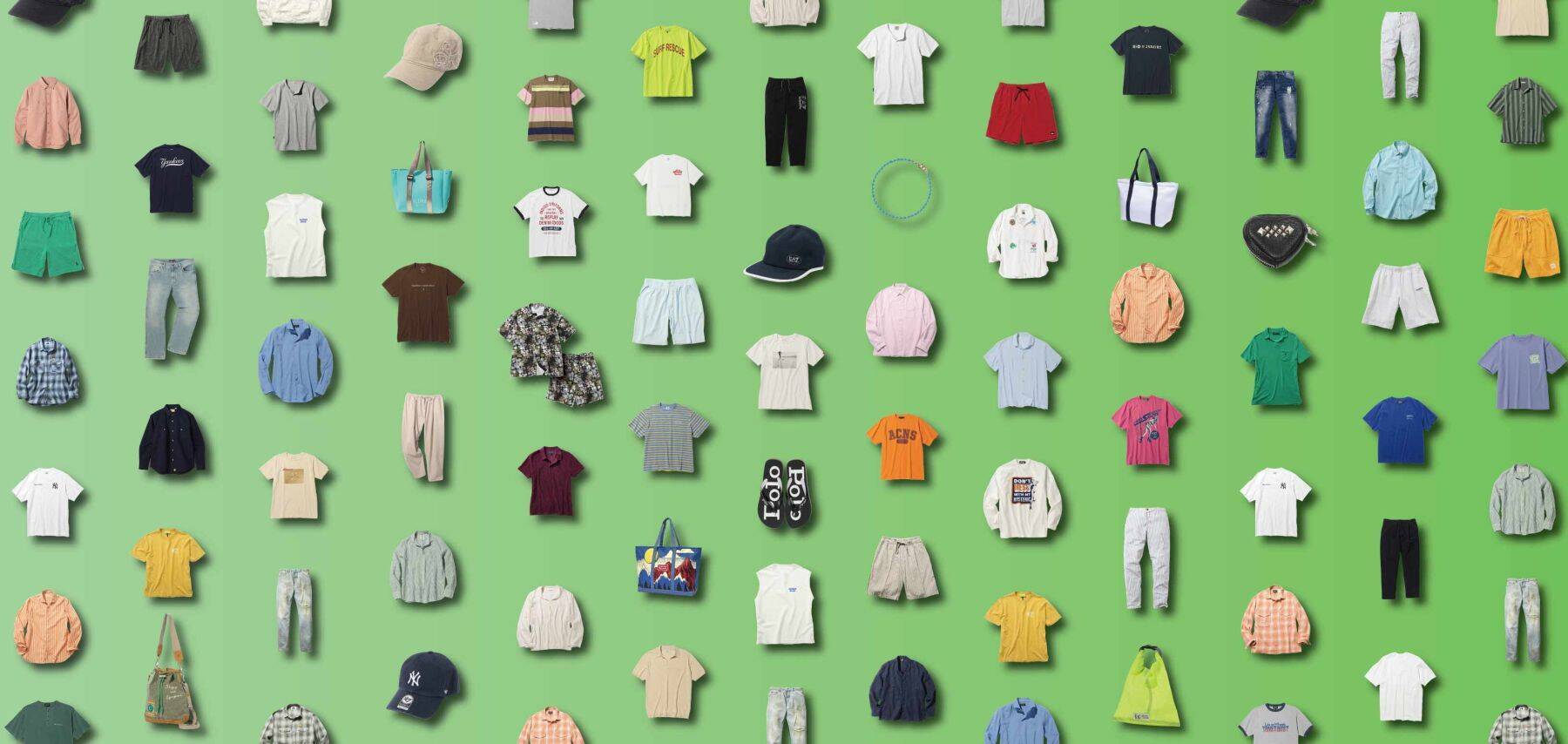 夏にふさわしい名品！ ワッフル素材が心地よい〈アロハブルー〉の軽快ショーツ