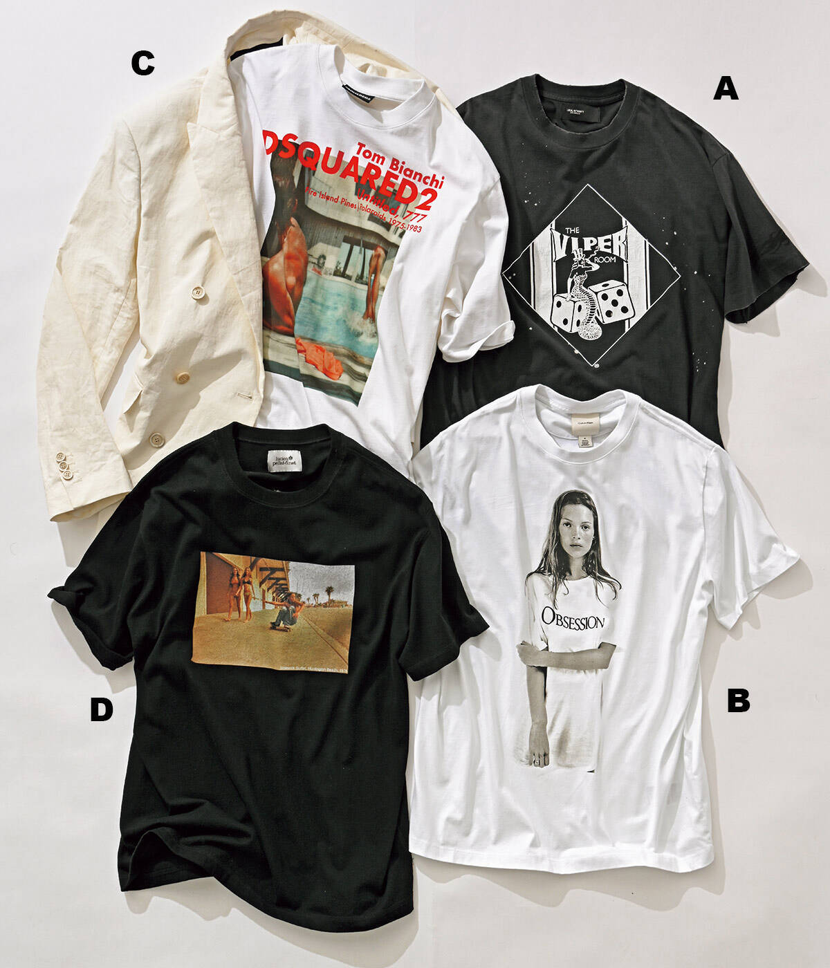 Tシャツ特集１　実は胸のプリントがワケあり！エピソードを語れるTシャツ