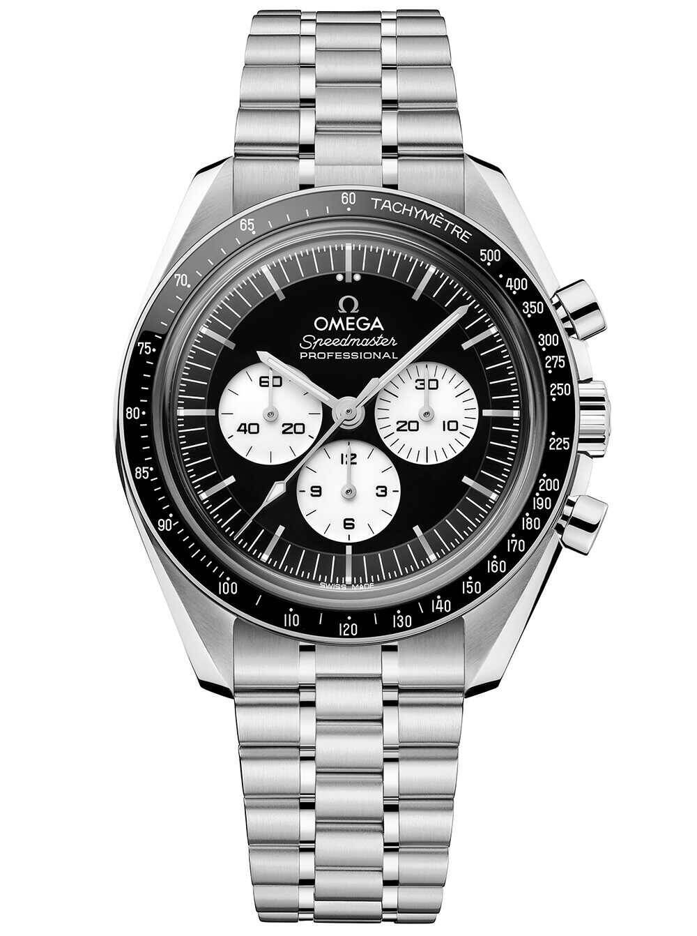 2026年の〈オメガ〉スピードマスター ムーンウォッチは白黒の反転ダイヤルが美的感性をくすぐる！