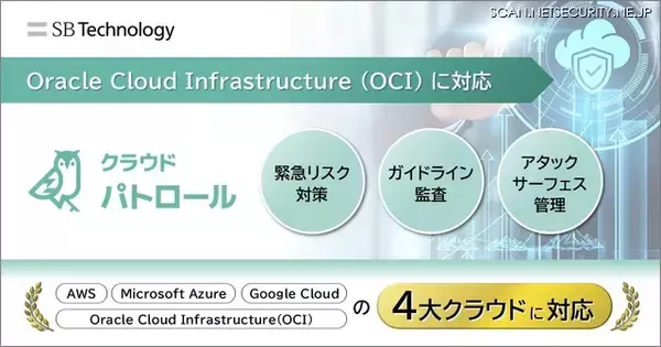 SBT の CSPM / ASMサービス「クラウドパトロール」が OCI に対応