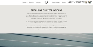 Jaguar Land Rover Automotive PLC、サイバーインシデントによる生産停止期間を 10 月 1 日まで延長