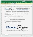 「DocuSignを偽装したExcelマクロを有効化させる攻撃他 注意喚起」の画像1