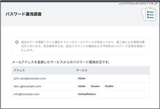 統合セキュリティプラットフォーム「Securify」に新オプション「パスワード漏洩調査サービス」