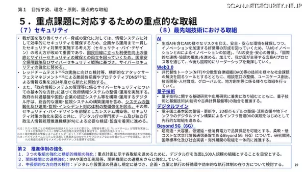 「デジタル庁「デジタル社会の実現に向けた重点計画」発表、気になるセキュリティの位置づけ」の画像