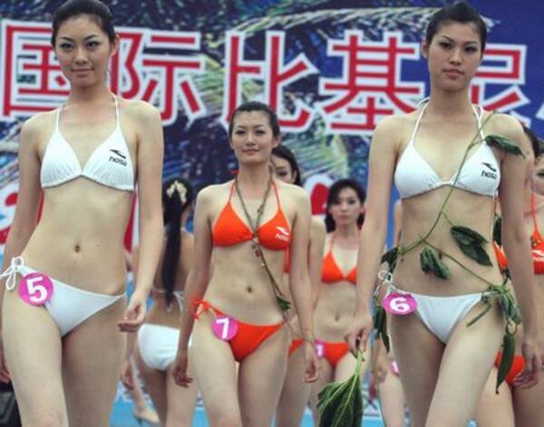 夏だ ビキニだ 上海で ミス 選考会を開催 08年6月23日 エキサイトニュース