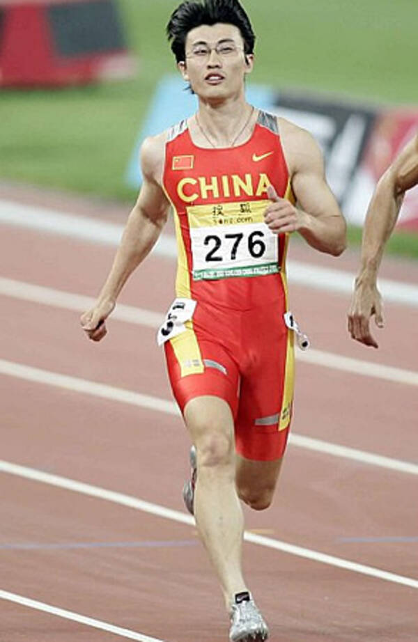 中国の陸上選手 男子100mの 眼鏡ランナー 08年8月16日 エキサイトニュース