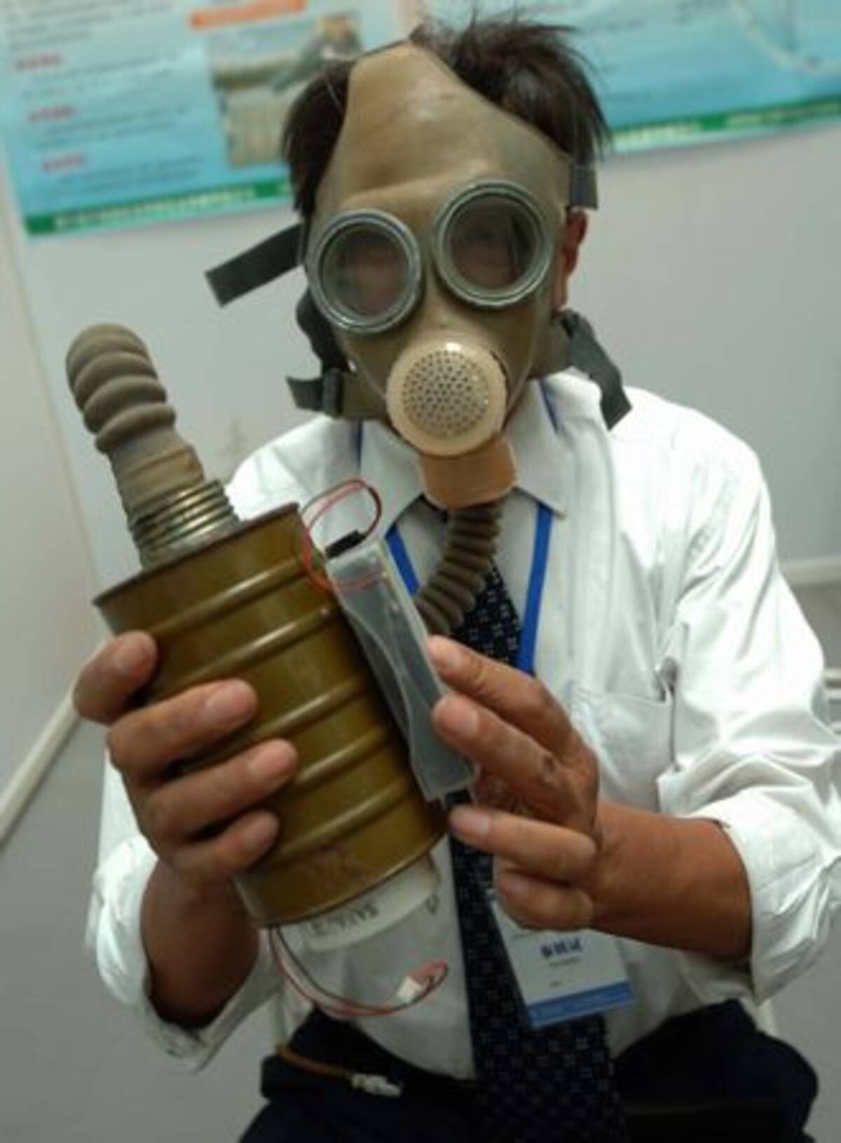本当に必要になったら怖い 殺菌防毒マスク 発明展 08年10月17日 エキサイトニュース