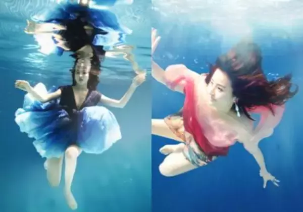 【韓流】ハン・ヘジン、水中グラビアで人形姫に変身