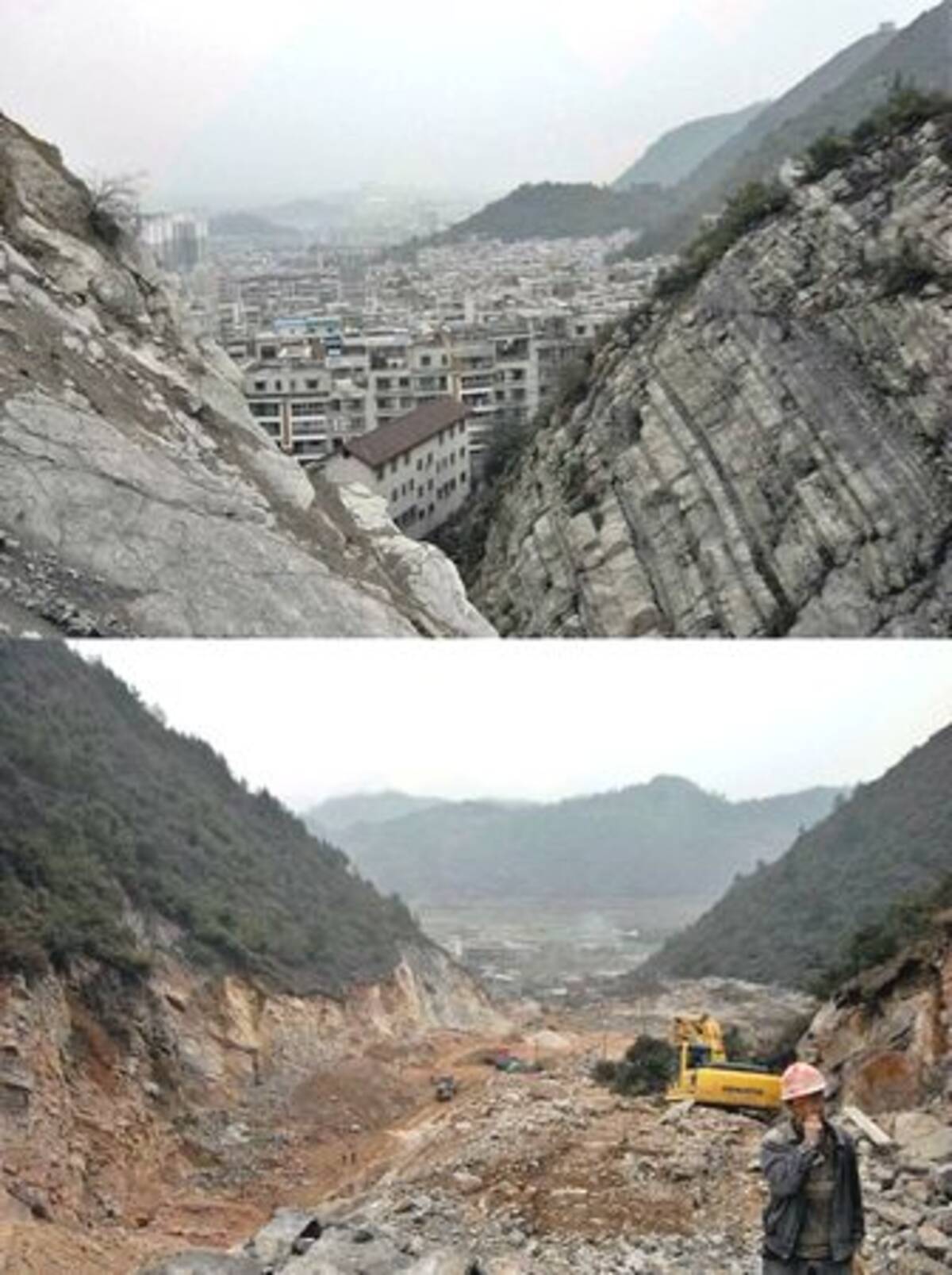 愚公 山を崩す 56歳村長 17年かけ一家で道路完成 貴州 12年3月2日 エキサイトニュース