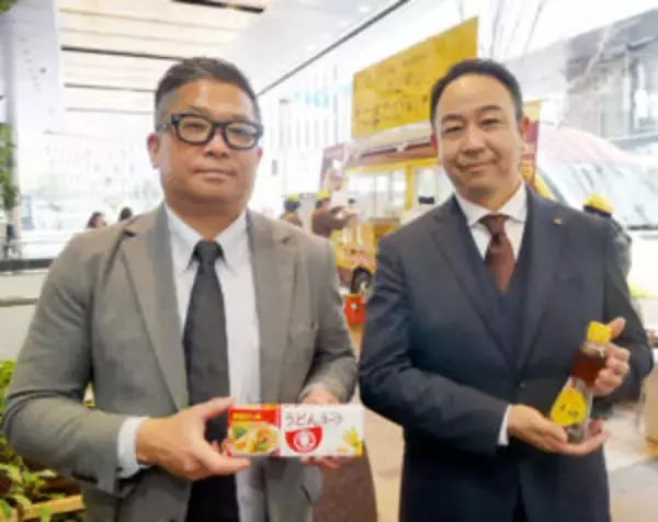 かどや製油 純正ごま油の“ごまたび”大阪へ ヒガシマル醤油とコラボ