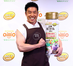 きんに君オブジェがお出迎え 東京・表参道に「珈琲と脂肪燃焼by NISSHIN OilliO」 「日清MCTオイル」の魅力を体験 8日まで開催中