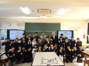 国産レモンの島・大崎上島でポッカサッポロ佐藤雅志社長自らレモン食育活動　レモン総需要拡大へ価値啓発と生産振興の機運醸成