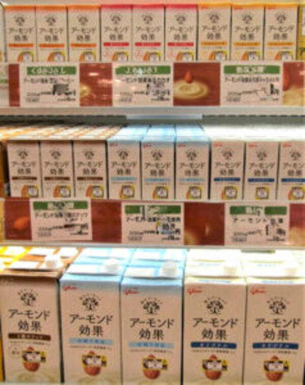 アーモンドミルク 年市場規模100億円を突破 豆乳よりも早いスピードで市場拡大 大容量と砂糖不使用が牽引役 強まる牛乳 豆乳代替 21年6月8日 エキサイトニュース