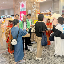 6月6日「梅の日」に和歌山の梅をPR 紀州梅の会が梅干しのサンプリングなど実施 千代田区のわかやま紀州館で