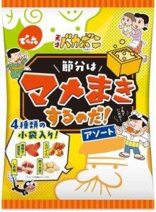 節分売場の活性化へ　でん六から「サポーターマメドル鬼」登場　「マメドル鬼」好評受け