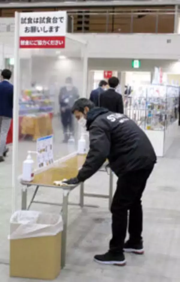 日本アクセス 九州エリアで2年ぶり春季商談会 試食も「黙食」徹底 コロナ対策万全