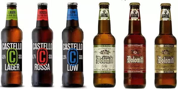 イタリアビール2ブランド初上陸 「カステッロ」と「ドロミティ」 モンテ物産が取扱開始