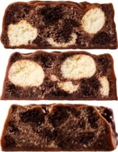 「ブラックサンダー」の知られざる事実　「一つとして同じザクザク食感なし」 ランダム性によるおいしさと楽しさを断面で訴求