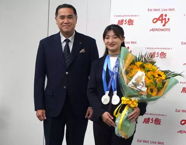 味の素 東京本社で従業員交流会 フィギュアスケート坂本さん迎え