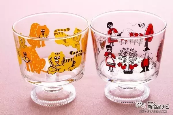 「憧れの喫茶店プリンに感動!?  懐かしい『アデリアレトロ 脚付きデザート深型・浅型』で、昭和レトロなおうち時間を楽しもう」の画像