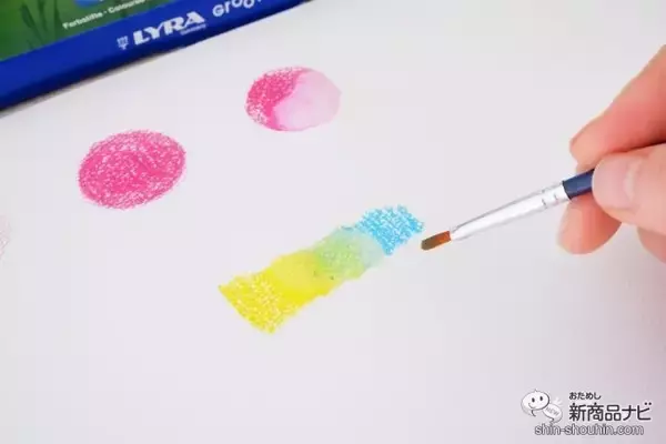 「不思議な鉛筆『リラ グルーヴ・トリプルワン』はこれ1本で色鉛筆、クレヨン、水彩色鉛筆になる！？」の画像