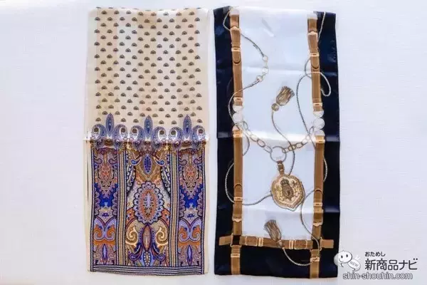 「サッと首に通すだけ！ 時短でおしゃれな日本製のシルクスカーフ＆ストール『KINUWA-絹輪-』をおためし」の画像