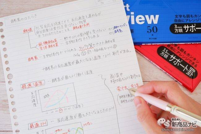 学生さんに使って欲しいルーズリーフ『スマートレビュー』で新学期をスタートさせよう！
