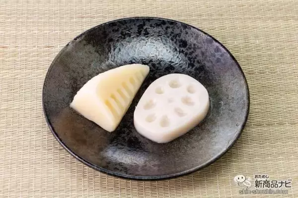 「まるで本物の野菜みたい！ 食事が楽しくなる『ソフリ そのまま野菜シリーズ』は、愛情あふれるやわらか食。「お餅風ムース」と一緒にお正月メニューを作ってみた」の画像