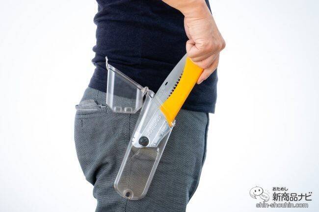 アウトドアやDIYに最適！ 『ゴムボーイカーブ 万能目』コンパクトで切れ味抜群のブラボーな万能のこぎり！