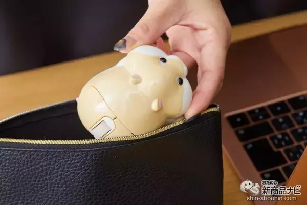 「ハムスターのお尻がワイヤレスマウスに！ 『おしりマウス』が仕事や勉強をかわいく応援♪」の画像