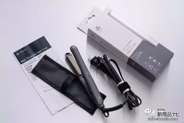 「持ち運びにも便利！ ミニサイズなのにハイスペックな『VENUSiS ポケットサロン ミニストレートヘアアイロン VAS-2200』が登場」の画像