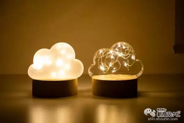 今日は電気を消して過ごそうかな。幻想的な“光る雲” 『クラウドLEDライト』で癒し空間を作ろう