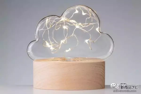 「今日は電気を消して過ごそうかな。幻想的な“光る雲” 『クラウドLEDライト』で癒し空間を作ろう」の画像