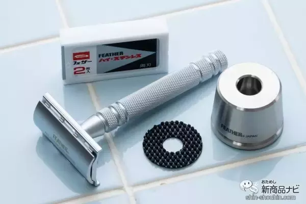 「【職人仕上げ】ランニングコストに優れたオールステンレス剃刀『特撰両刃ホルダー』なら次元を超えた剃り心地が体感できる！【ギフト】」の画像